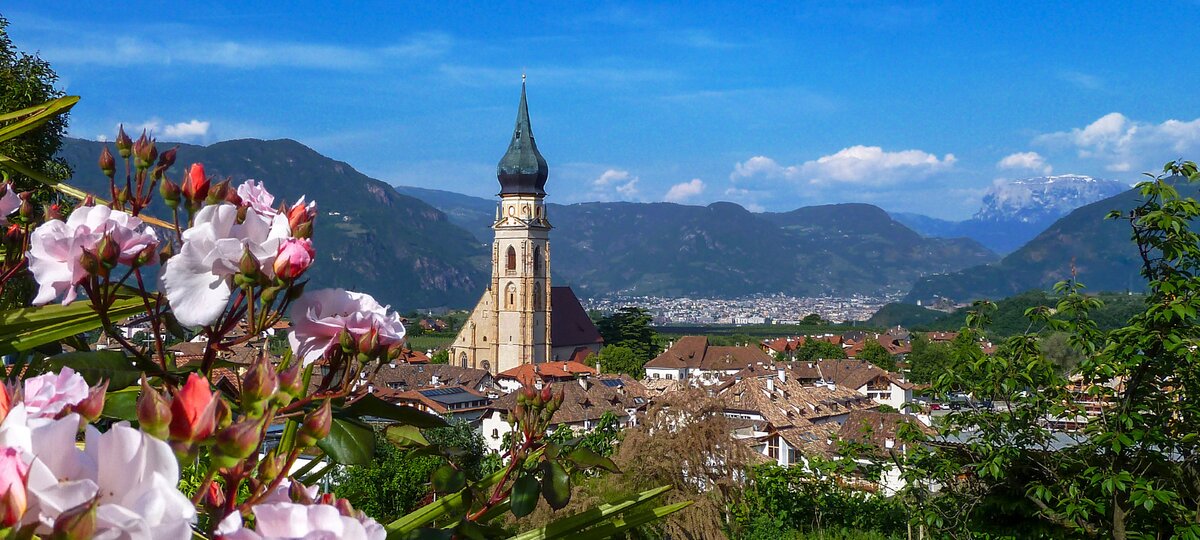 st pauls dorfansicht von aich aus blumen n